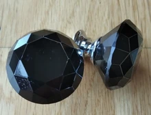 Wardrobe Handles Hardware Drawer Pull Cupboard Glass-Knobs Cabinet-Door Crystal Kitchen