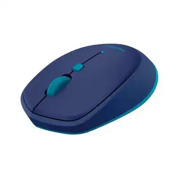 

Bluetooth Mouse logitech m535 Blue-optical sensor precision laser-reach 10 meters-curved shape coated