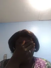 Pelucas de cabello humano Natural para mujeres, pelo de corte Pixie Bob con encaje frontal 13x4, liso, color negro