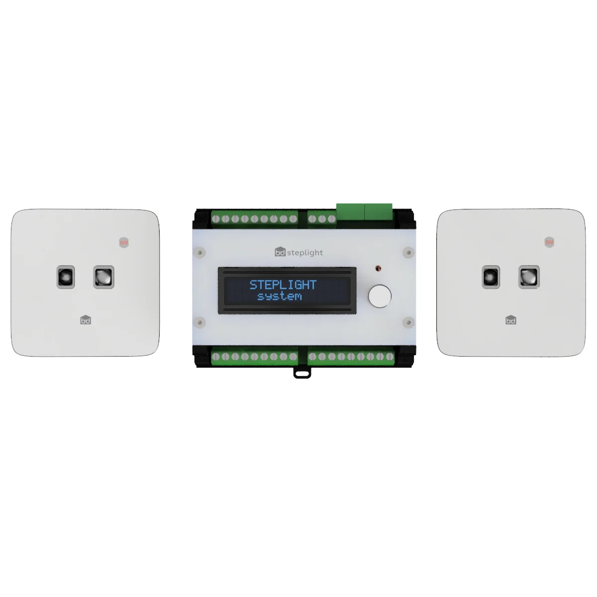 Контроллер автоматической подсветки лестницы Beamdim Steplight One - контроллер и датчики