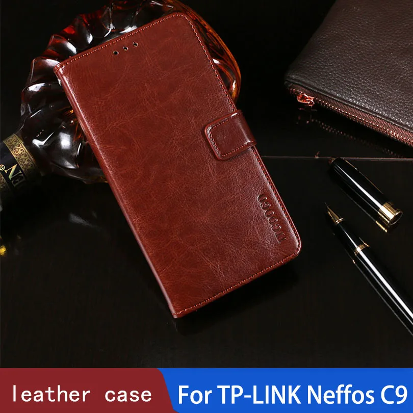 

Leather Flip Case on TP-LINK Neffos C9 Cover smartPhone Case For TP-LINK Neffos C9 TP707A TP707C