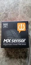 Autel-Sensor MaxiTPMS de 433 MHZ, medidor de presión de neumático de coche, mx-sensor, 433 MHz, programador Universal, able por Autel TPMS