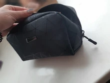 Neceser de viaje multifunción para mujer, bolsa de maquillaje geométrica, impermeable, portátil, organizador de artículos de tocador, novedad