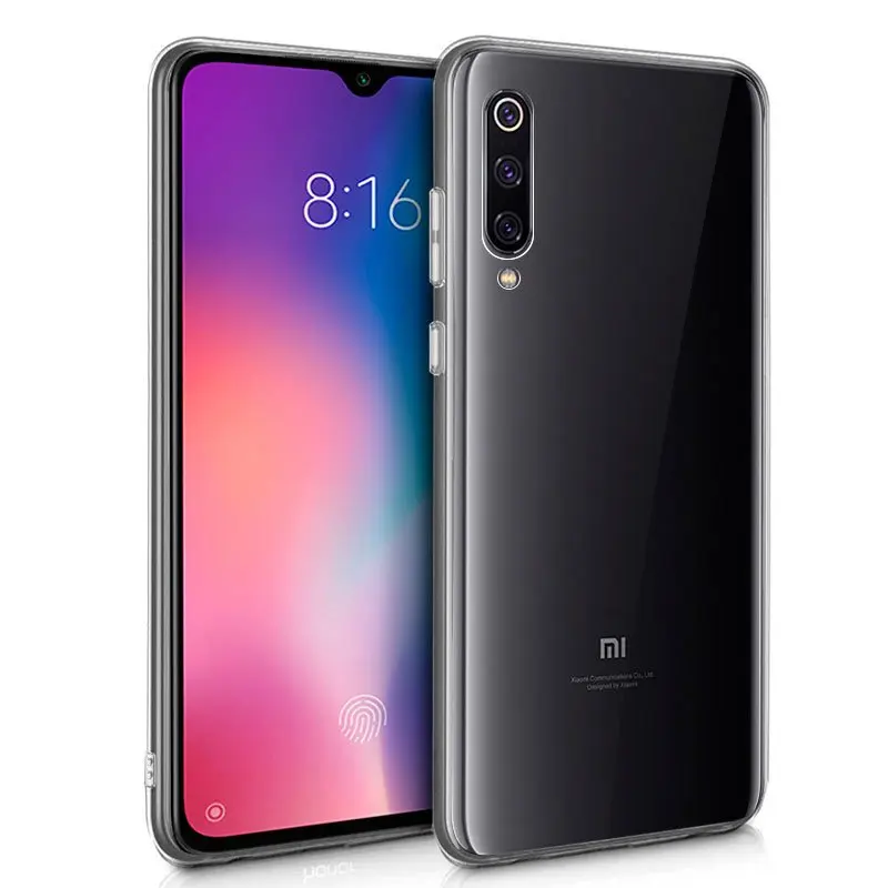 Прозрачный чехол-подставка из ТПУ Xiaomi Mi 9