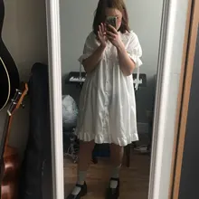 Blusa Retro de estilo japonés con manga abombada y volantes, camisa con cuello de Peter Pan, estilo Kawaii