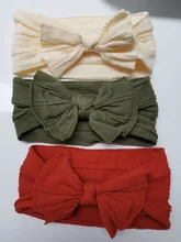 3 unids/set cinta de pelo de bebé para niñas arco elástico diademas Cable trenzado diseño turbante niños Headware bebé accesorios para el pelo