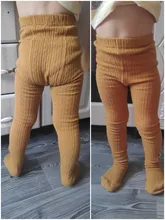 YWHUANSEN-pantimedias para niños de punto para primavera y otoño, medias de doble aguja de algodón para niñas, ropa de invierno con animales