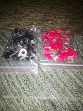 Ring Cable-Wire-Connector Insulated-Terminal Electrical-Crimp-Terminal 50PCS/100PCS RV2-6