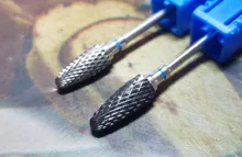 Brocas de cerámica de carburo para uñas, brocas para cortaúñas de fresado giratorio, máquina de perforación eléctrica para herramientas de manicura pedicura