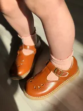 Zapatos de cuero Retro Para niña, zapatillas antideslizantes de princesa, zapatos de niña bailando, SMG056