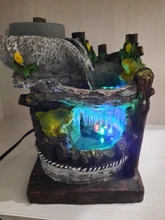 2.5W AC220-240V submersible pump +4 LED lights micro water pump EU Plug