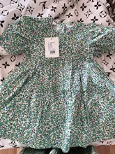 Vestidos de algodón con estampado Floral para madre e hija, ropa a juego para madre e hija