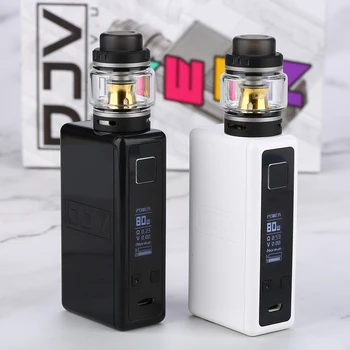 

Original DEJAVU Neon 80W TC Kit with 4.5ml DEJAVU Neon Tank & mesh Coil & RBA Coil No 18650 Battery Box Vape vs Drag 2/ Gen kit