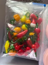 15 Uds de cristal de Murano Apple cereza encantos de cristal de Murano de frutas dije con vegetales de accesorios de joyería DIY hecho a mano material