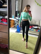 2020 nuevo sin costuras Yoga camisas de manga larga Camisas de mujer para mujeres Yoga deportes entrenamiento paño de gimnasio de entrenamiento Tops camisas deportivas