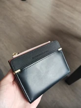 Cartera pequeña para mujer, monedero pequeño, billetera pequeña con broche para tarjeta de mujer