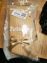 YWHUANSEN-medias de algodón con lazo para niños, pantimedias de bebé de 0 a 10 años, Primavera, Otoño e Invierno