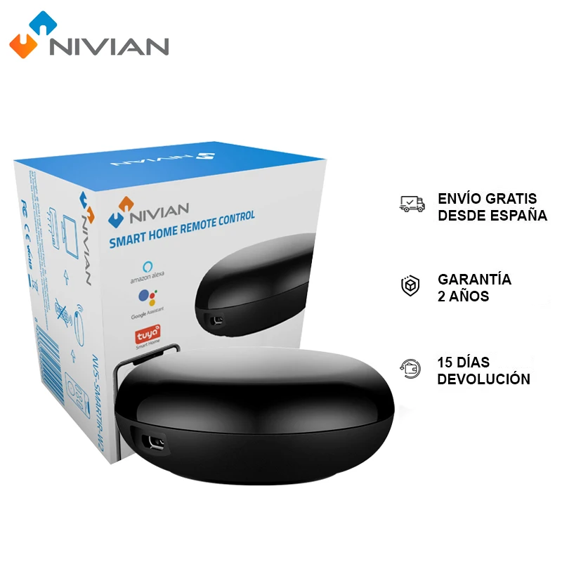 Nivian NVSSMARTIRW2, smart infrared controller, Wifi 2.4Ghz, IR
