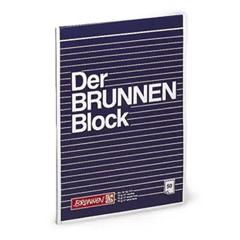 

Notepad Brunnen. glued. 70g/м2. Ruler. А5. 50 L. IN THE Line