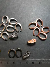20 piezas 14x10mm estilo barroco colgante Pinch Bail broches collar ganchos Clips conector DIY accesorios de joyería accesorios 6 colores