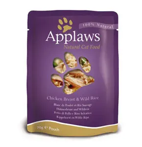 

Applauts pauches for cats with chicken 0,07 kg x 12 PCs