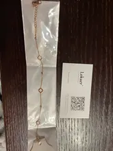 JeeMango de acero inoxidable Flor de cristal CZ colgante de planta pulseras para las mujeres cadena de oro rosa y pulsera de enlace pulsera JB19114