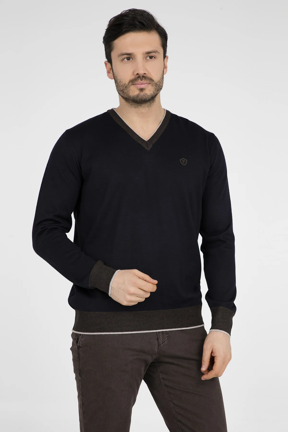 Buratti V-Neck Sweater MALE SWEATER 447111
