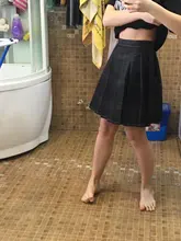 Faldas plisadas coreanas de cintura alta para mujer, minifalda Sexy gótica negra a cuadros, uniforme JK, ropa para estudiantes Y2K 90S, verano 2020