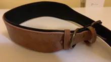 Dog-Collar Bulldog German Shepherd Wide-Leather Padded Pet-Dog Perro Soft for Medium