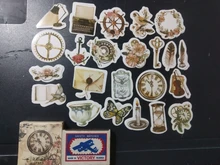 Diario Vintage de viaje, manualidades con papel diario, pegatinas japonesas, suministros para maestro de álbum de recortes