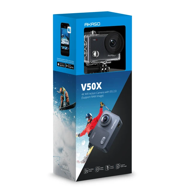 Akaso V50X - Caisson submersible - WiFi/microHDMI/microUSB