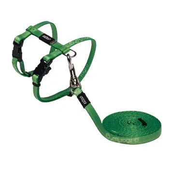 

Set of leash and harness for cats rogz K8 M Green