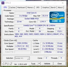 CPU Processor Intel-Core I5 3380m Quad-Thread G2/rpga988b 3M Ghz 35W SR0X7