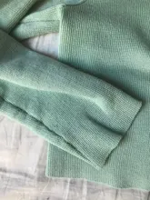 Estilo coreano de cuello corto de punto suéteres mujeres Rebeca delgada de manga sol protección Tops Ropa de Mujer