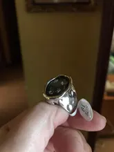 Anslow de joyería de moda de calidad superior Retro Oval grande anillo de dedo de cristal para las mujeres parejas de mujeres regalo de día de San Valentín LOW0041AR