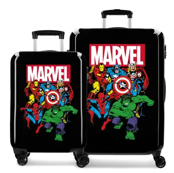 

Luggage Set Sky Avengers rigid 55-68cm Black