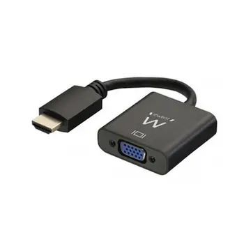 

HDMI to VGA with Audio Adapter Ewent AISCCI0306 EW9864 0,23 m Black