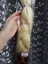 Pelo trenzado sintético 100g 24 pulgadas Single Color degradado verde amarillo Rosa rubia trenza extensión de pelo giro Jumbo MUMUPI