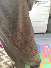 Women Tracksuit Pants Pullovers Sweater-Set Spring Wide-Legs Warm Turtleneck Autumn JXMYY