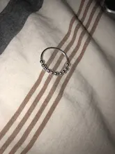 Flyleaf-Anillos abiertos con cuentas de 100% Plata de Ley 925 para mujer, joyería de moda de estilo Simple INS, nueva tendencia, 2018