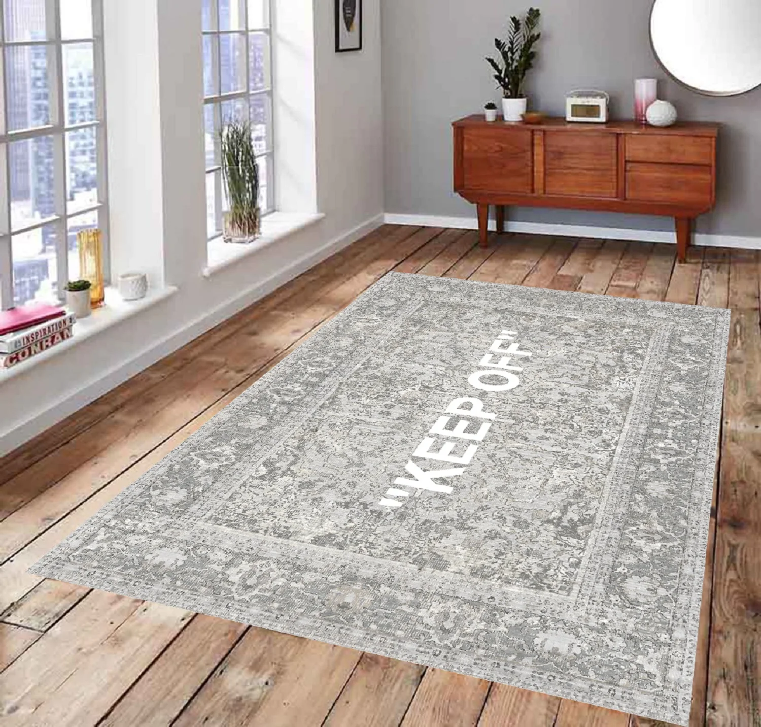 US $109.00 KEEP OFF 1 Classic Patterned Carpet  Fan Carpet Non Slip Floor CarpetTeens CarpetArea Rug