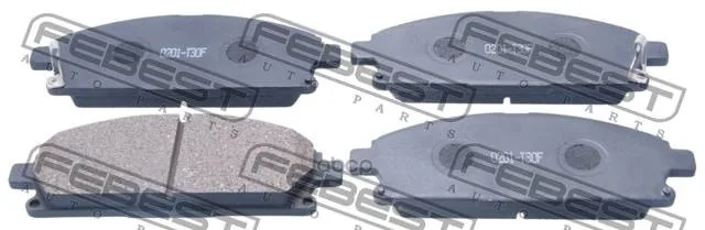 Колодки Тормозные | Перед Прав/Лев | Nissan X-Trail T30 2004.03-2006.12 [Ca] Febest арт. 0201T30F