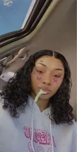 13x4 rizado pelucas de cabello humano brasileño profundo onda de encaje frente pelucas de cabello humano sin costuras Pre arrancado peluca Frontal de encaje pelucas para mujeres