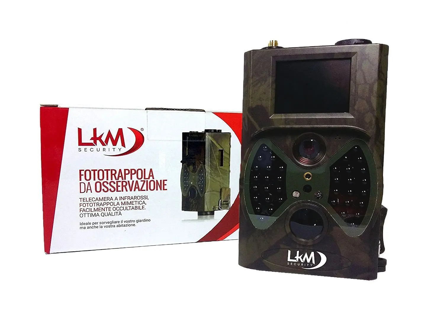 Камера инфракрасная фотокамера GPRS GSM MMS 16MP LKM безопасность®LKM-FTT01 | Спорт и