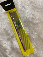 Peine brillante para mascotas, herramienta de aseo para perros y gatos, 19cm/16cm, multicolor