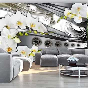 

Wall mural-Orchids & jewelry