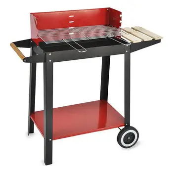 

Coal Barbecue with Wheels Algon Black Red (52 X 27 cm)