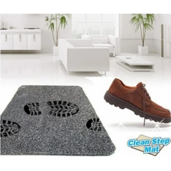 Супервпитывающий придверный коврик Clean Step Mat(Бежевый