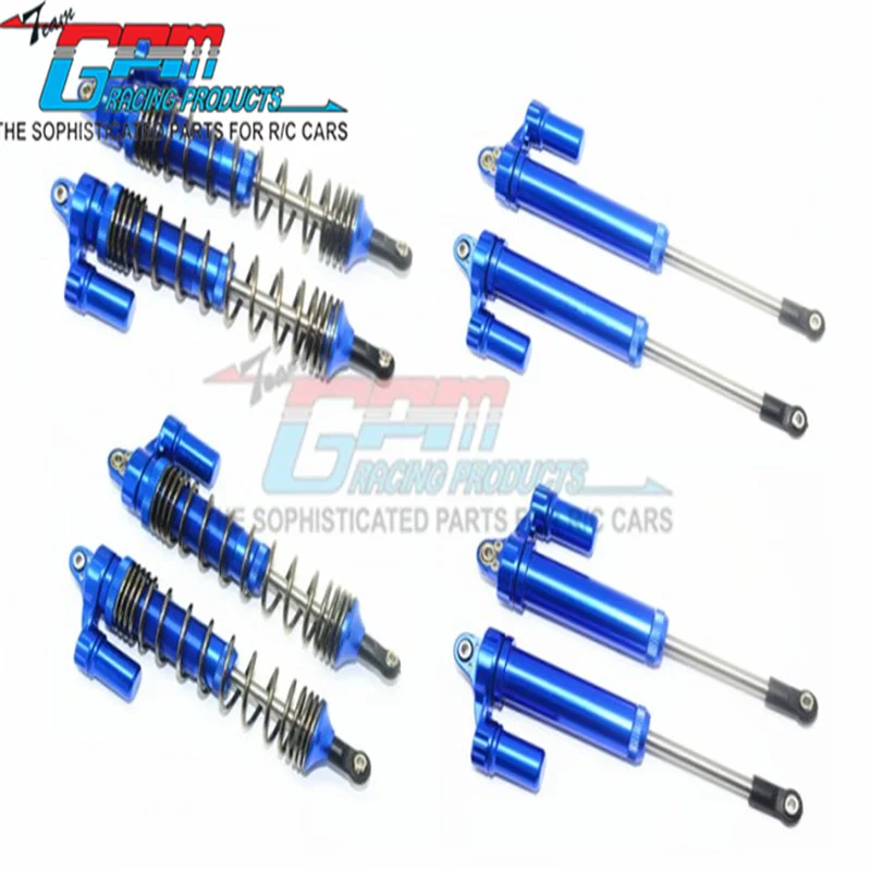 

GPM ALUMINUM FRONT+REAR L-SHAPE PIGGY BACK DAMPER -8PC SET FOR TRAXXAS 1/7 UNLIMITED DESERT RACER Upgrade