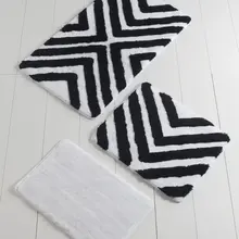 Коврик для ванной | коврик для ванной нескользящие Противоскользящие коврики гипноз черный 3л набор 60X100 cm-50X60 Cm-40X60 см